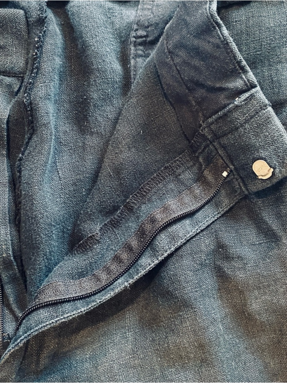VTG Polo by Ralph Lauren Men's Black Linen Pants 100% linen - Picture 3 of 6